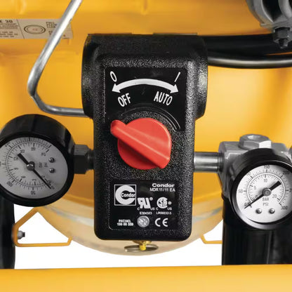 25 Gal. 200 PSI Oil Lubed Belt Drive Portable Vertical Electric Air Compressor