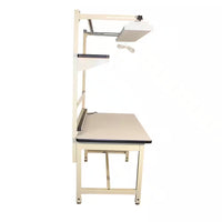 60 In. W X 30 In. D Heavy Duty Adjustable Height Workbench with ESD Anti-Static Laminate Top