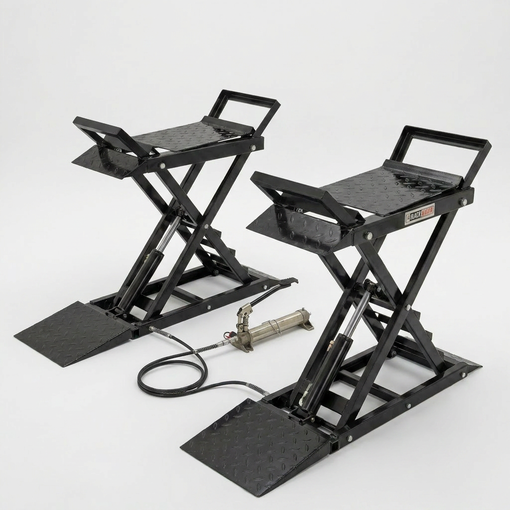 Hydraulic Car Lift with Ramp - 3,000 Lb. per Pair Capacity — Studio Shot