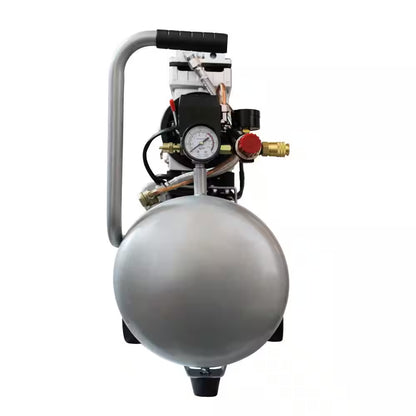 Ultra Quiet and Oil-Free 1.0 HP 8.0 Gal. 120 PSI Electric Aluminum Tank Air Compressor