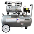 Ultra Quiet and Oil-Free 1.0 HP 8.0 Gal. 120 PSI Electric Aluminum Tank Air Compressor